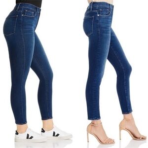 FRAME ALI HIGH RISE CIGARETTE SKINNY  BLUE JEANS 24